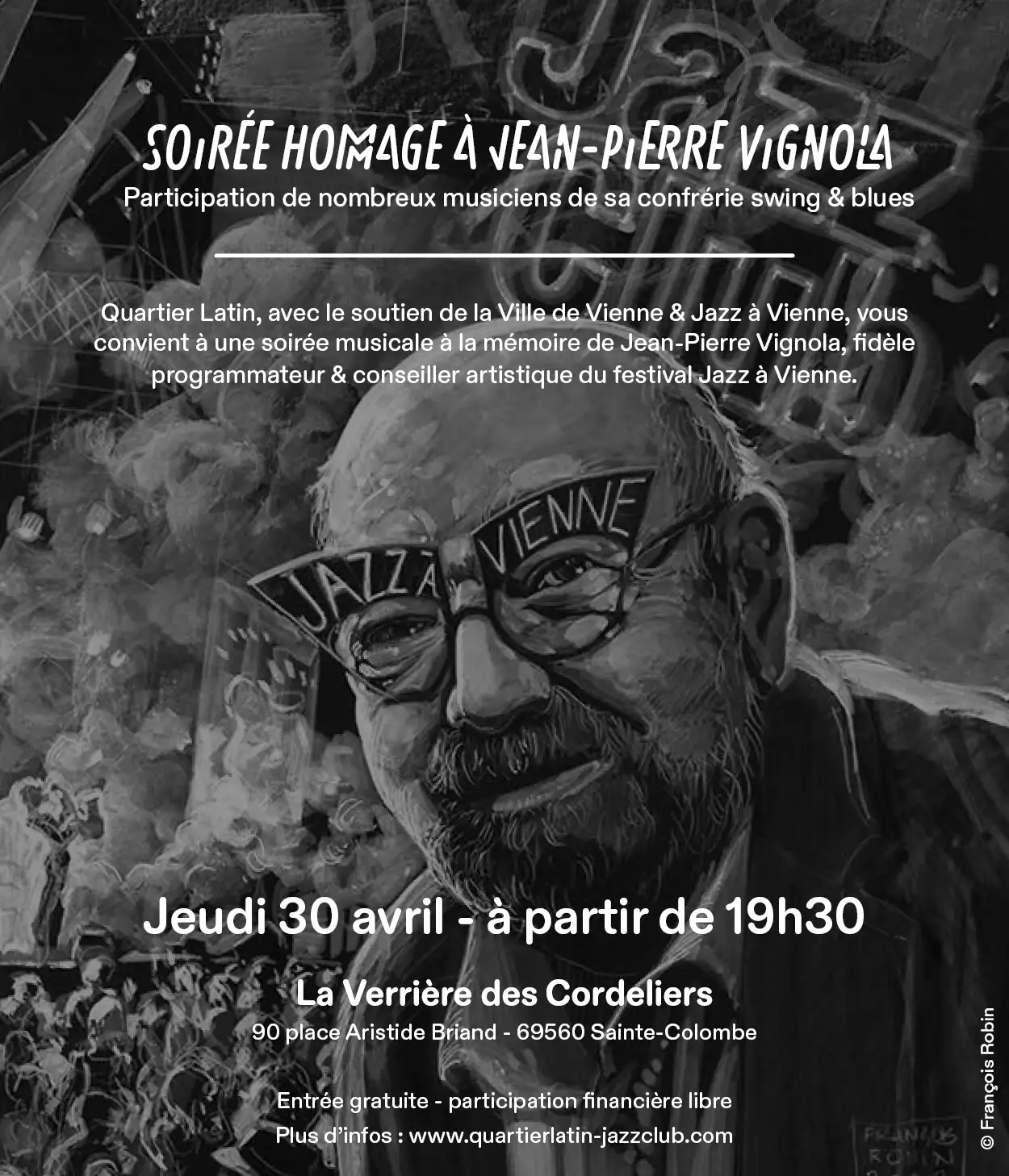 Hommage à Jean-Pierre Vignola : Quartier Latin Jazz Club